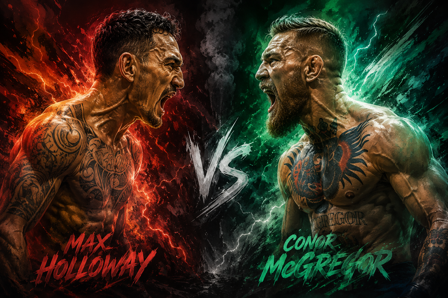 Max Holloway vs Conor McGregor